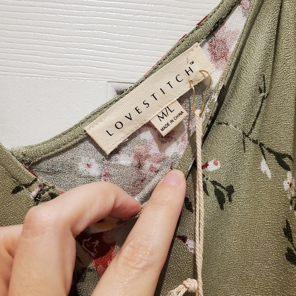 Love Stitch maxi dress with hidden pockets NWT - Picture 2 of 8